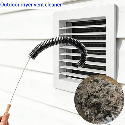 47.24 inch Extra Long Dryer Lint Brush, Flexible Dryer Vent Cleaner Brush | for Deep Cleaning of Lint Trap, Refrigerator Coils, Dust and Pet Hair – for Fire Risk Reduction & Better Efficiency, 1PCS