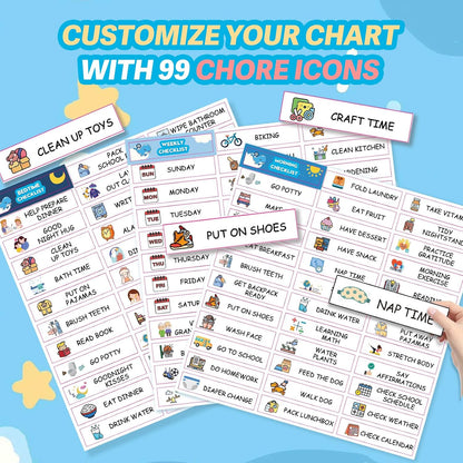 Chore Stickers for Kids Chore Chart Routine Chart