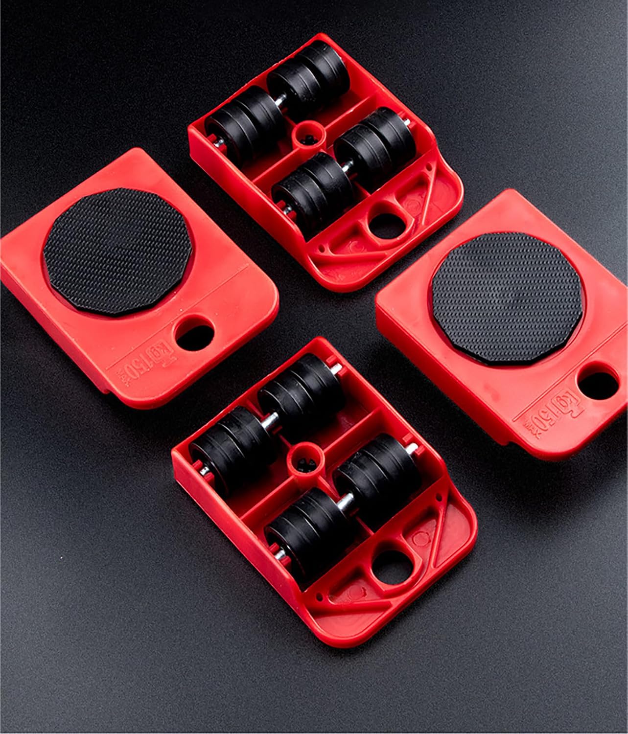 Furniture Lifter and Mover Tool Set with 4 Roller Pads and Lift Bar Sliders with Appliance Lifter – Floor Kit for Sofas, Washing Machines & Kitchen Appliances