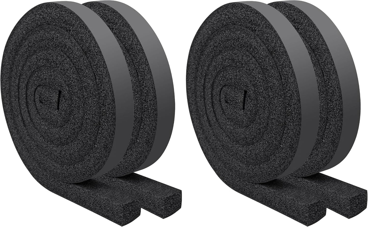 Yotache Open Cell Foam Air Conditioner Insulation Seal Strip 2"x1", 6.5 Ft | Non-Adhesive, Air Conditioning Weather Strip