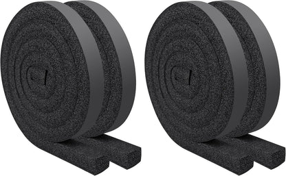 Yotache Open Cell Foam Air Conditioner Insulation Seal Strip 2"x1", 6.5 Ft | Non-Adhesive, Air Conditioning Weather Strip