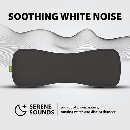 Avantree Slumber 2 - Bluetooth Pillow Speaker for Side Sleepers | 4 Ultra-Flat Speakers, White Noise, Remote Control & Sleep Timer, Soft Design for Sleeping, Podcasts & Audiobooks, Gray