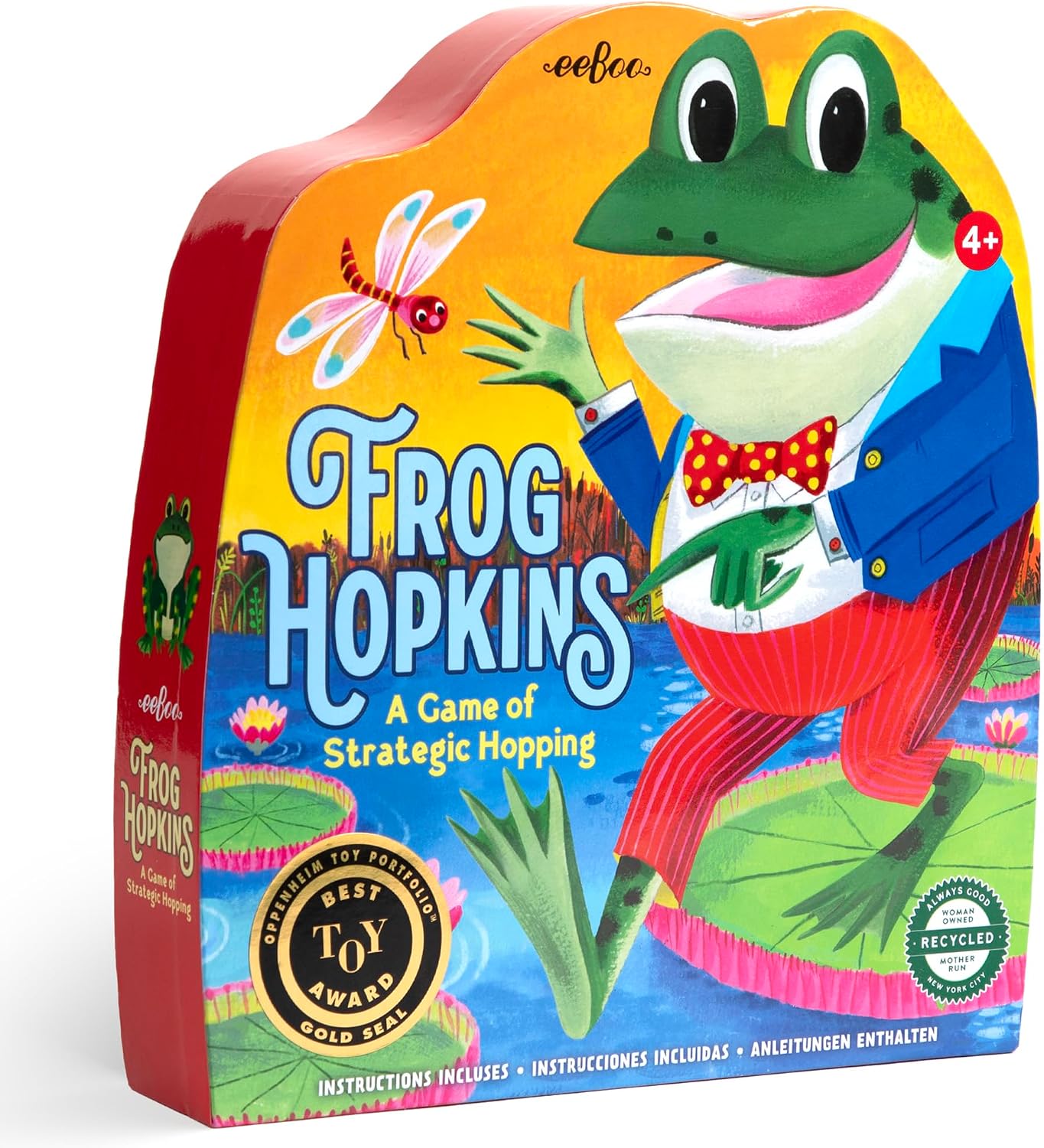 eeBoo Gathering a Garden Board Game - Award Winning Patience & Plant Counting Garden Game, Screen-Free Fun for 2-4 Players, Kids Ages 5 and up