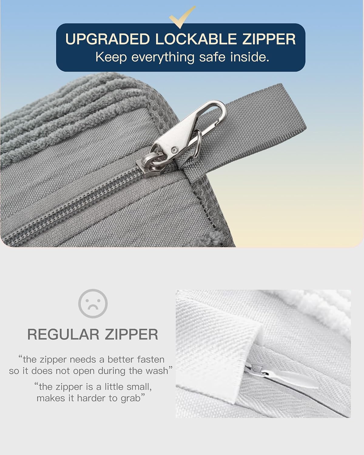 4 PCs Shoe Washing Machine Bag, Upgraded Lock-Zipper Design, 360° Deep Clean for Sneakers, Tennis Shoes and Slippers, Quiet Shoe Laundry Bag for Washer and Dryer (4 PACK)