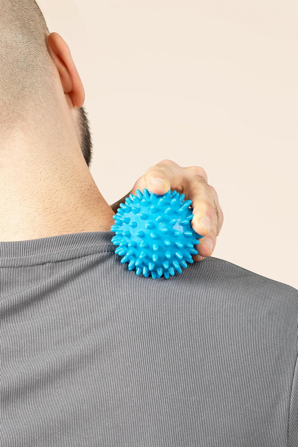 Posture Magic Massage Ball Kit for Myofascial Trigger Point Release & Deep Tissue Massage - Set of 6 - Large Foam/Small Foam/Lacrosse/Peanut/Spiky/Hand Exercise Ball (Purple)