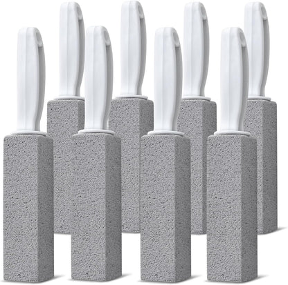 Emycool Pumice Stone Toilet Bowl Cleaner, 12 Pack Toilet Pumice Stone with Handle for Toilet Cleaning, Bathtubs, Sinks, Swimming Pools, Grills
