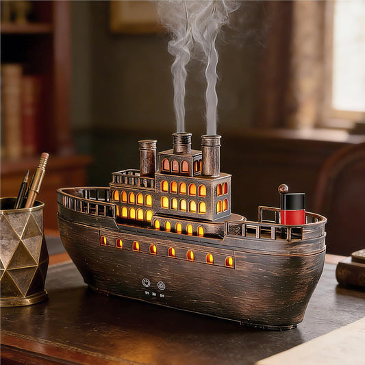 Essential Oil Diffuser 250ml, Ultrasonic Titanic Humidifier with 7 Color LED Lights, Quiet Operation, Auto Shut-Off, Remote Control, Perfect for Home, Office, and Bedroom (Copper)