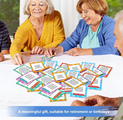 224 Questions Conversation Memory Cards Game for Dementia