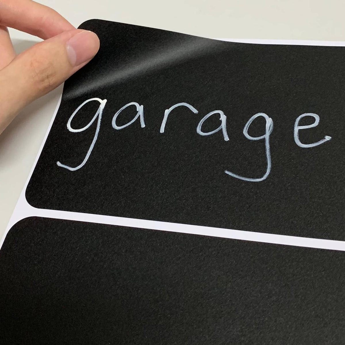 50 Pack, Large Chalkboard Labels Stickers - Rectangle, 6" x 4"