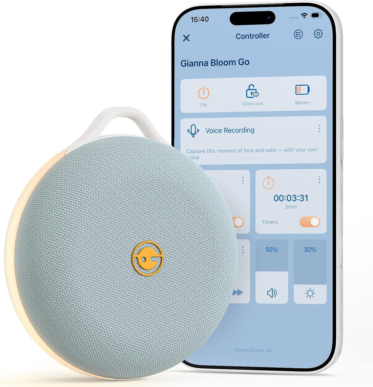 Gianna Portable Sound Machine for Baby Sleep