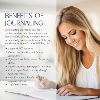 FINDING BALANCE Mental Health Journal – 6-Month Daily Journal with Prompts for Mindfulness, Self-Care & Healing – Anxiety & Depression Management – Hardcover