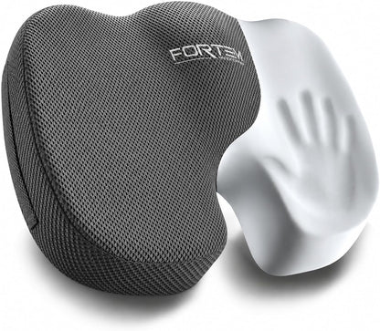 FORTEM Seat Cushion, Office Chair Cushion for Tailbone Sciatica Pain Relief