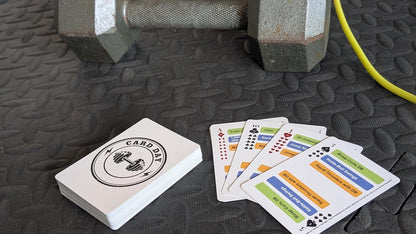 3 Modes in 1 Deck. Full Body Fitness Workout Cards: 54 Cards. Minimal Equipment. No Planning. No Distractions.