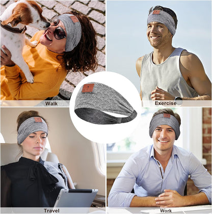2-Pack Sleeping Headphones, Headband Headphones for Side Sleepers