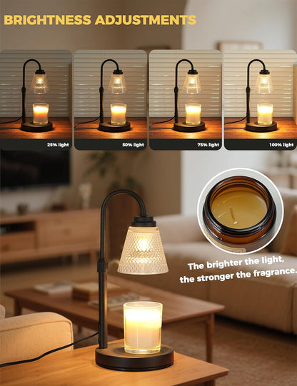 Candle Warmer Lamp with Timer Home Decor Birthday Gifts for Women Mom Her