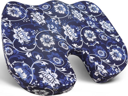 Tailbone Pain Relief Cushion, Memory Foam Seat Cushion for Coccyx Sciatica Pain Pressure Relief Office Desk Chair
