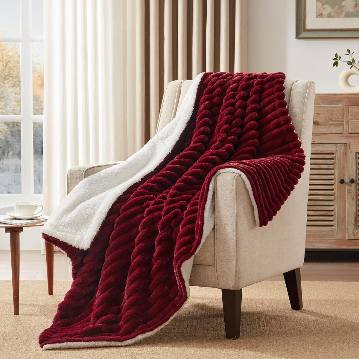 Westinghouse Heated Throw Blanket, 50"x60", Charcoal, ETL Certified