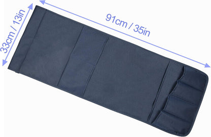 5 Pockets Remote Control Holder, Magazine Rack, Space Saver Organizer, Draped Over Sofa, Couch, Recliner Armrest