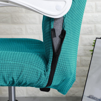 FORCHEER Office Chair Armrest Cover with Zipper 15inch Stretchable Water Resistant Computer Office Chair Arm Rest Slipcover for Desk Chairs Arm 2Pack-Army Green