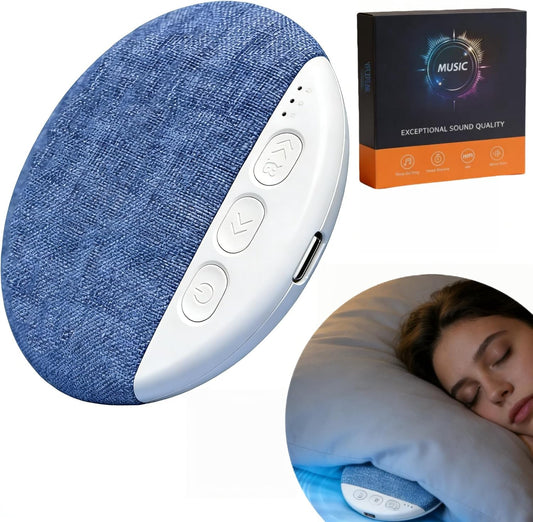 Pillow Bluetooth Speaker for Sleeping - Under Pillow, Sleep Timer, White Noise, 48H Battery, Type-C, Hi-Fi Sound, Private Listening