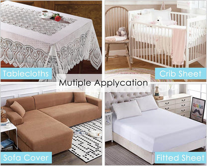 DS. DISTINCTIVE STYLE Sheet Straps 2 Pieces Mattress Sheet Holder Straps for Queen/King Size Bed Suspenders Twin XL Adjustable Elastic Bands and Corner Clips