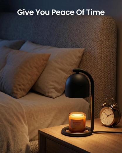 SwitchBot Smart Candle Warmer Lamp App & Voice Control, Flameless Wax Melter with Timer, Bulb x2, for Jar Candles, 1%-100% Dimmable, Matter for Apple Home & Alexa, Women Birthday Housewarming Gift
