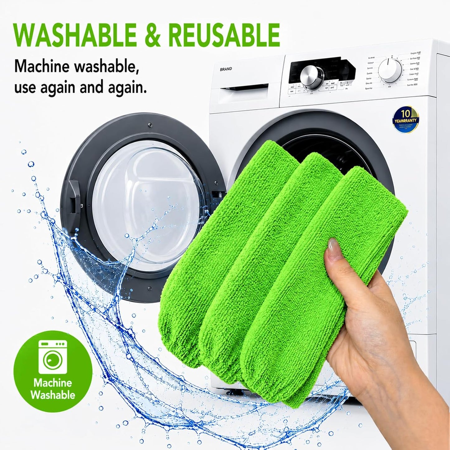 Retractable Gap Dust Cleaner with Extension Pole & 3 Microfiber Cloths | Cleaning Tools with 3 Microfiber Dusting Cloths | Long Handle Duster 30-100'' | Under Refrigerator Furniture Appliance Blue