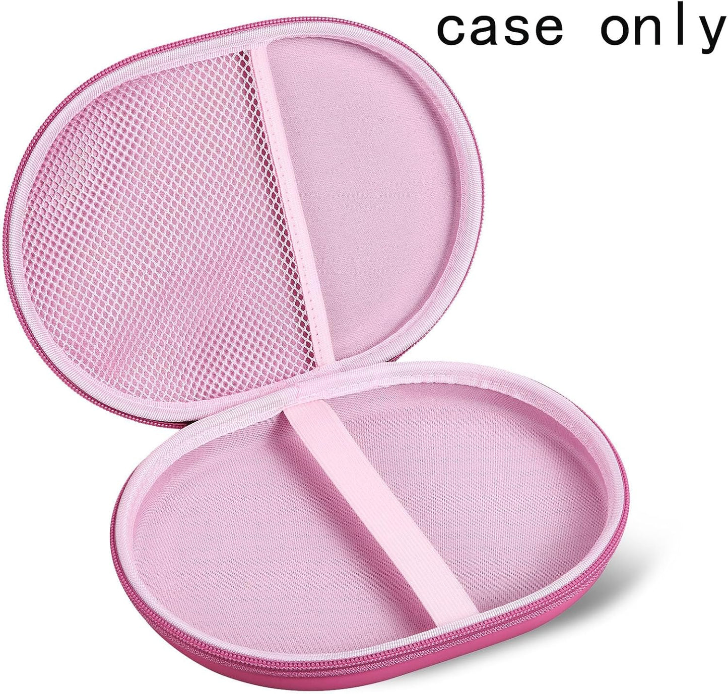Case Compatible with Glocusent/for Gritin/for Vekkia/for EastPin/for enclize LED Neck Reading Light，USB Rechargeable Personal Light Storage Box (Case Only) (Pink)
