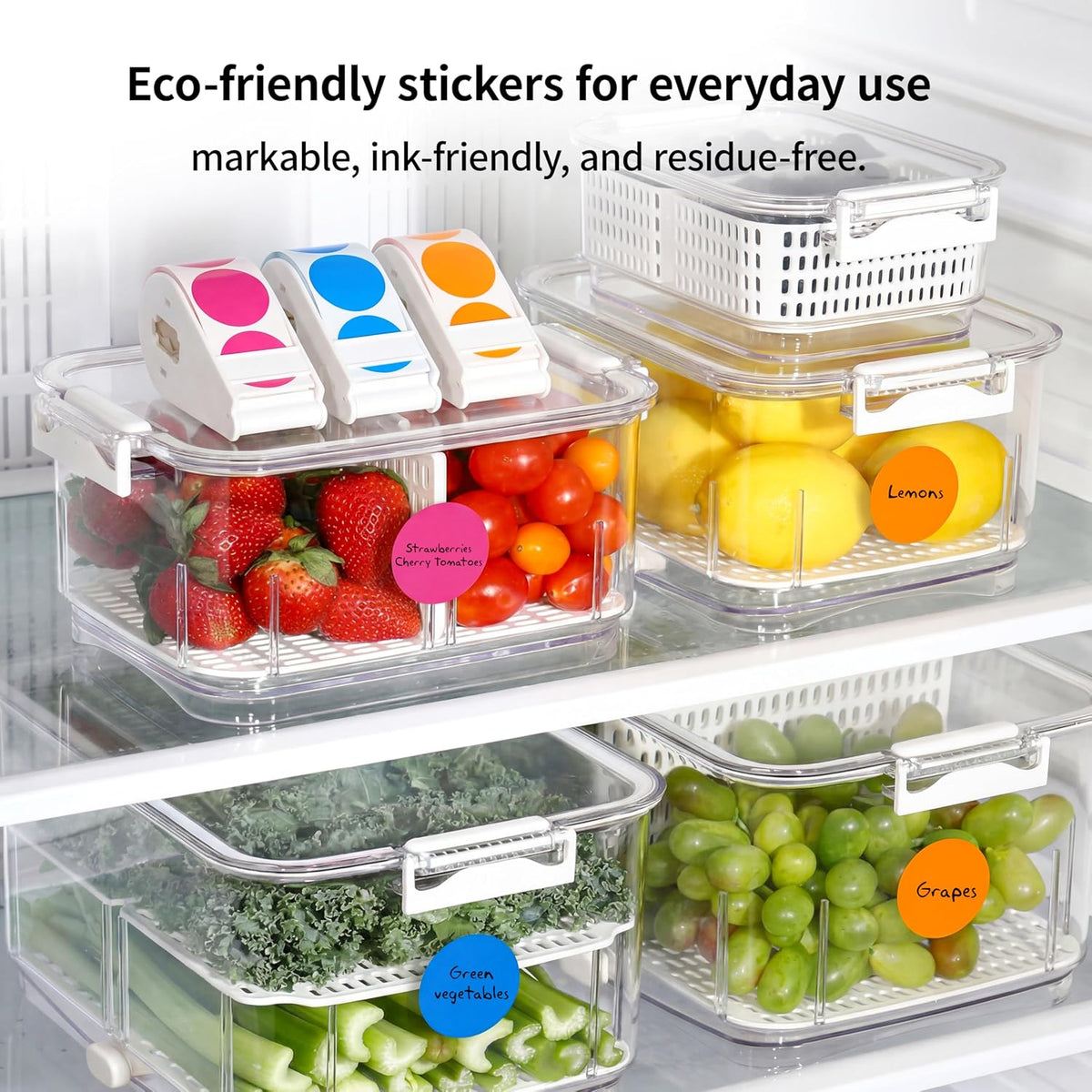 300 PCS Blue Dot Stickers with Sticker Dispenser,Round Coding Labels Circle Dots Labels Stickers,Circle Dot Stickers Label Sticker for Office,Classroom,Small Business,Papers