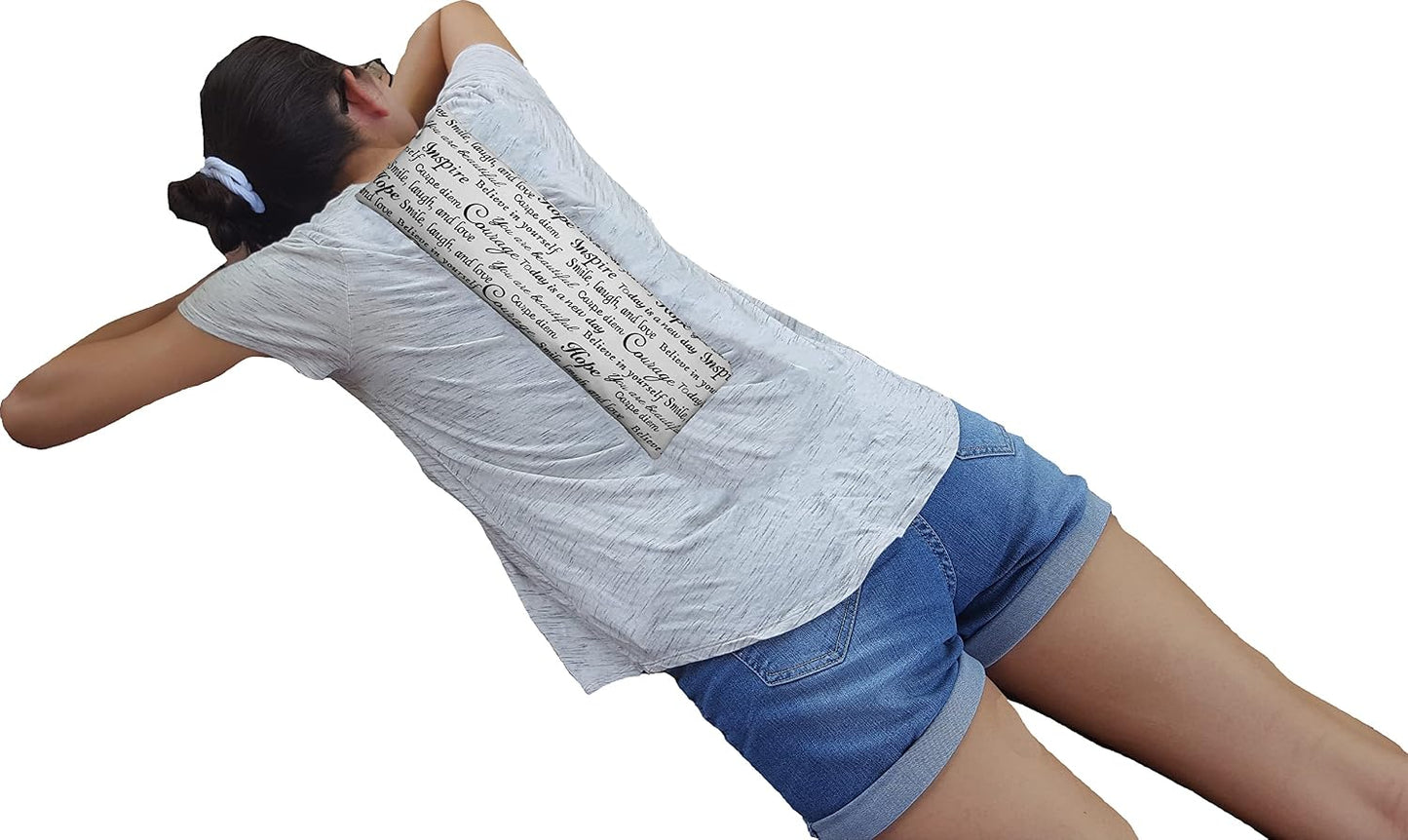 Microwavable Corn Filled Heating Pad and Cold Pack/Washable 100% Cotton Cover (Cross Hatch - Mint, 7.5in W x 11in L)