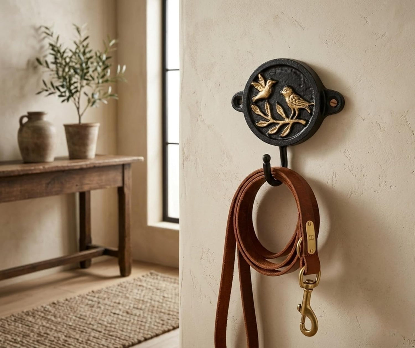 Aluminium Dog Paw Wall Hook for Wall Decor – Rustic Pet-Themed Coat Hook for Keys, Leashes, Towels, Hats & Bags – Decorative Heavy Duty Wall Mounted Hook for Entryway, Bathroom & Bedroom