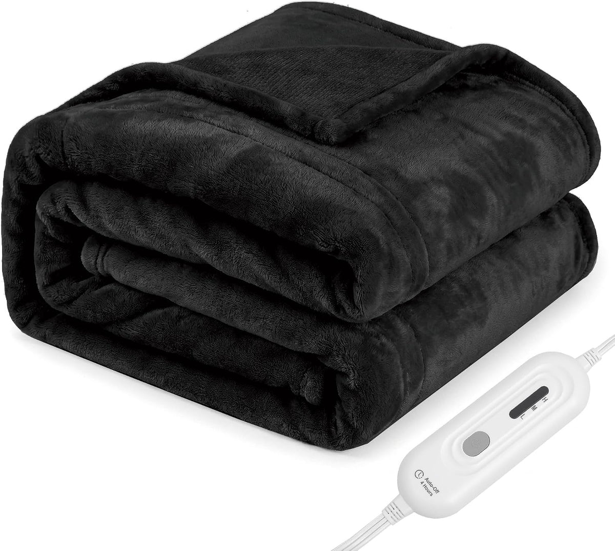 Tefici Heated Blanket Throw,Ultra Soft 2-Layer Flannel Electric Blanket