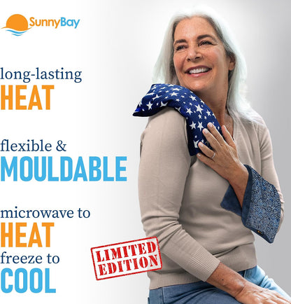 SunnyBay Heating Pad, Neck and Shoulder Wrap, 6x11 inch, Pink