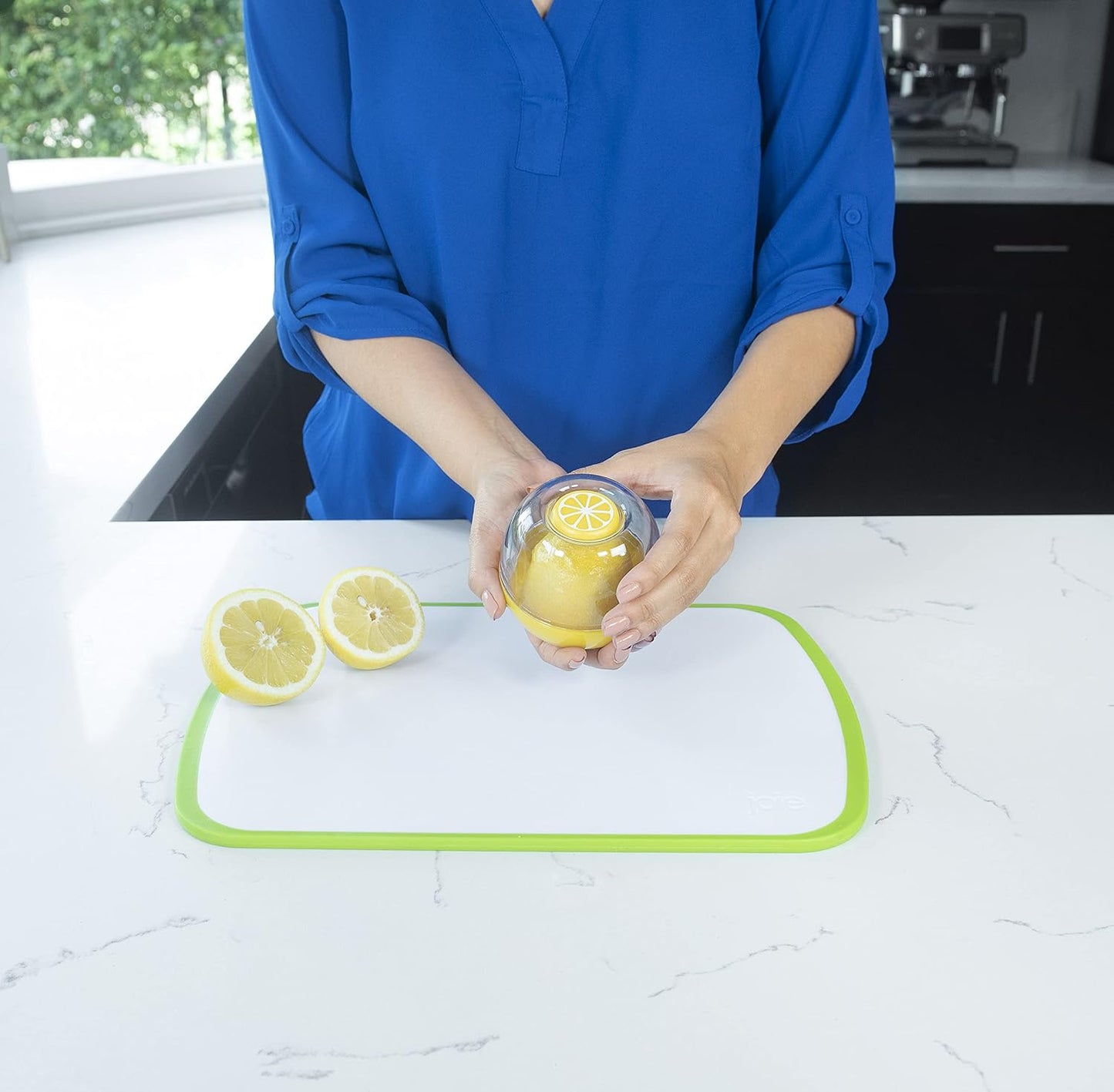 Joie Fresh Pod Avocado Storage Container with Clear Snap-On Lid, Keeps Leftover Half Flavorful and Firm in Fridge, Reusable Kitchen Gadget, BPA Free, Dishwasher Safe
