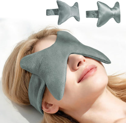 SPRING SEAON Microwavable Sinus Mask,Warm Cold Compress Eye Mask