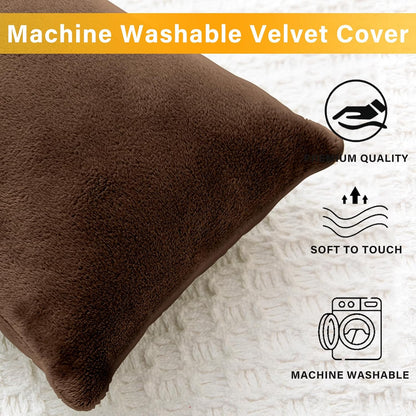 1 MIDDLE ONE 2 Pack Small Pillow, Memory Foam Mini Pillow 11 X 7 Inches for Travel, Sleeping, Nap and Neck, Knee, Lumbar Support, Tiny Cushion for Pet, Dogs (Grey)