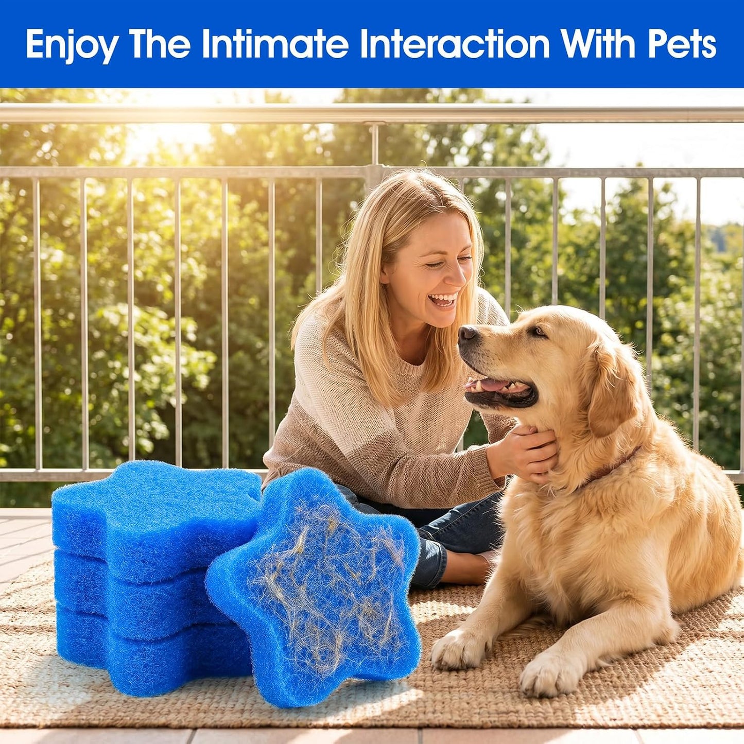 6PCS Dog Cat Hair Remover Reusable Pet Hair Catcher for Laundry | Laundry Pet Hair Remover, for Washing Machine Dryer, Effectively Remove Pet Hair Lint Dander, from Bedding Clothing