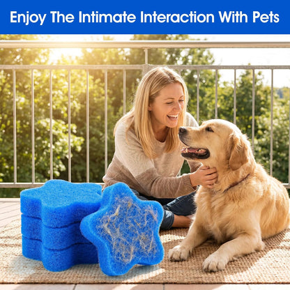 6PCS Dog Cat Hair Remover Reusable Pet Hair Catcher for Laundry | Laundry Pet Hair Remover, for Washing Machine Dryer, Effectively Remove Pet Hair Lint Dander, from Bedding Clothing