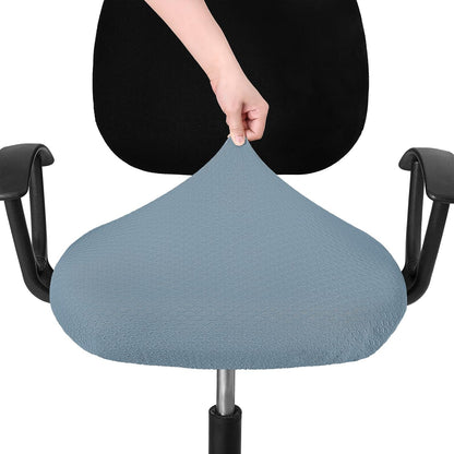 Smiry Office Computer Chair Armrest Covers, 2PCs Anti-dust Arm Rest Pad | Removable Washable Desk Chair Arm Pad Covers, Grey
