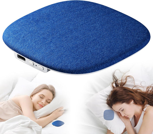 Under Pillow Speaker for Sleeping, APP Smart Control Bluetooth Pillow Speaker with Hundreds of Varieties White Noise, 4-Speed Timer Adjustment, 30 Hours Battery Life for Sleep Aid
