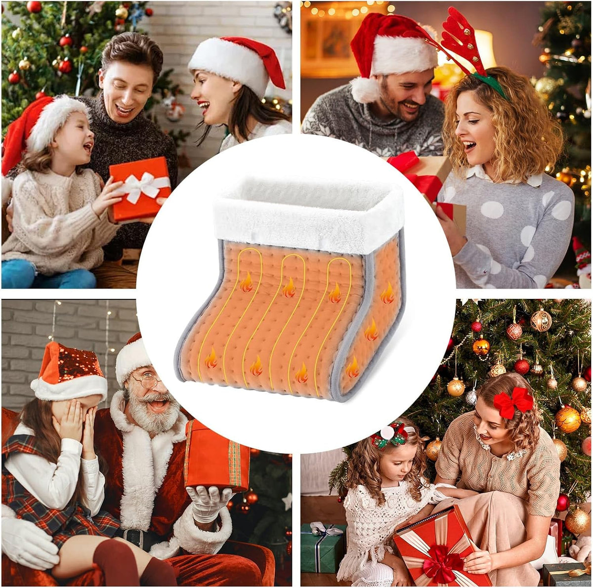 CYFIE Foot Warmer Under Desk - Electric Heating Pad for Women Men