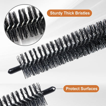 Ronsit Dryer Cleaner Vent Brush-75cm Flexible Dryer Vent Cleaner-Long Brush | Refrigerator Condenser Coil Brush Long Flexible Refrigerator Coil Cleaning Brush