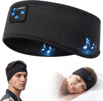 Sleep Headphones Headband, Bluetooth 5.4 Sleeping Headphones for Side Sleepers, Wireless Headband Headphones with Ultra-Thin Stereo Speakers for Sports, Workout, Travel, Meditation