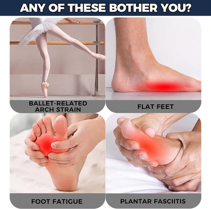 Foot Arch Trainer, Flat Feet Corrector & Plantar Fasciitis Relief | 2-in-1 Massager & Stretcher, Adjustable Resistance, Arch Support, Heel Pain, Toe Stretch, Non‑Slip, Physical Therapy
