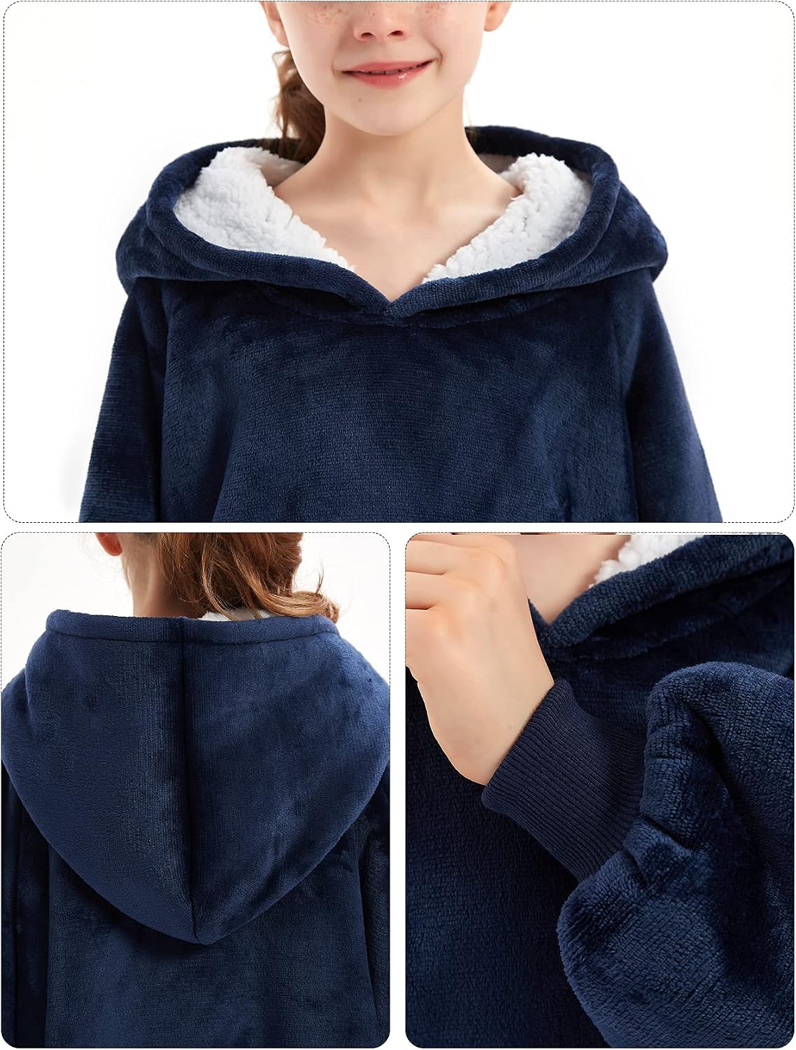 Wearable Blanket Hoodie for Adults With Pocket Strawberry Hoodie | Sherpa, Fuzzy Blanket Hoodie, Oversized Sweatshirt Blanket, Kangaroo Pouch, Cute Birthday Gifts for Sister, Cute Stuff