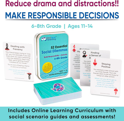 Mind Brain Emotion 52 Essential Life Skills: No-Excuses Game to Teach Kids, Teens & Adults How to Care for Self & Chores, Practical Solution for Responsible Boys, Confident Girls, Happy Family