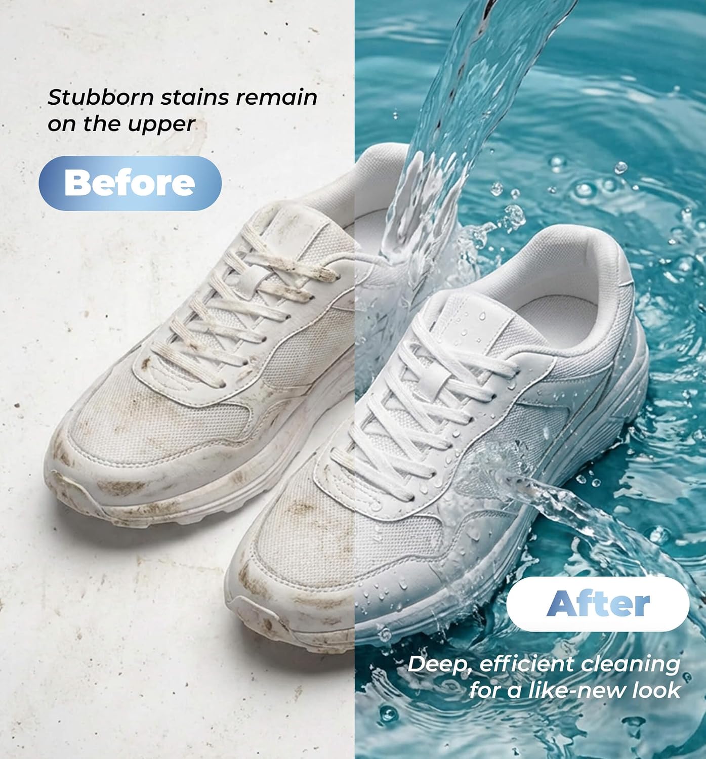Shoe Washing Machine Bag 2-Pack, Reusable Heavy Duty Laundry Bag - 360° Deep Clean for Sneakers, Tennis Shoes in Washer & Dryer, Prevents Deformation, Yellow