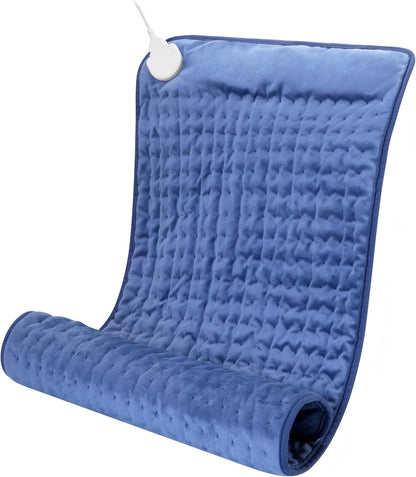 Heating Pad for Back, Neck, and Shoulder Pain Relief, Electric Heat Pad with 6 Heat Levels, Moist Heat Option, Auto Shut-Off, Birthday Christmas Gift for Women Men Mom Dad Grandma, Gift for her