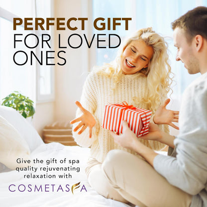 Cosmetasa Massage Oil for Sore Muscle Massage Therapy with Roller - All Natural, Cruelty-Free Massage Oils for Muscle Relaxing & Joint Comfort - Arnica Extract with Lavender & Chamomile Oil (8.8 oz)