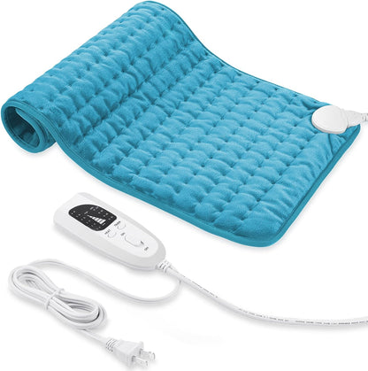 Electric Heating pad for Back Neck Shoulder Knee Arms Legs- Electric Heat Pads with 6 Heat Settings & Auto Shut Off Heat Heating Pad for Birthday Mother Father Girl Men Women